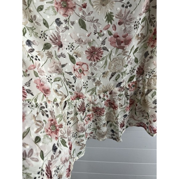 Matilda Jane Women's Good Hart GH Zilker Floral Blouse Size M 0508 - Picture 4 of 7